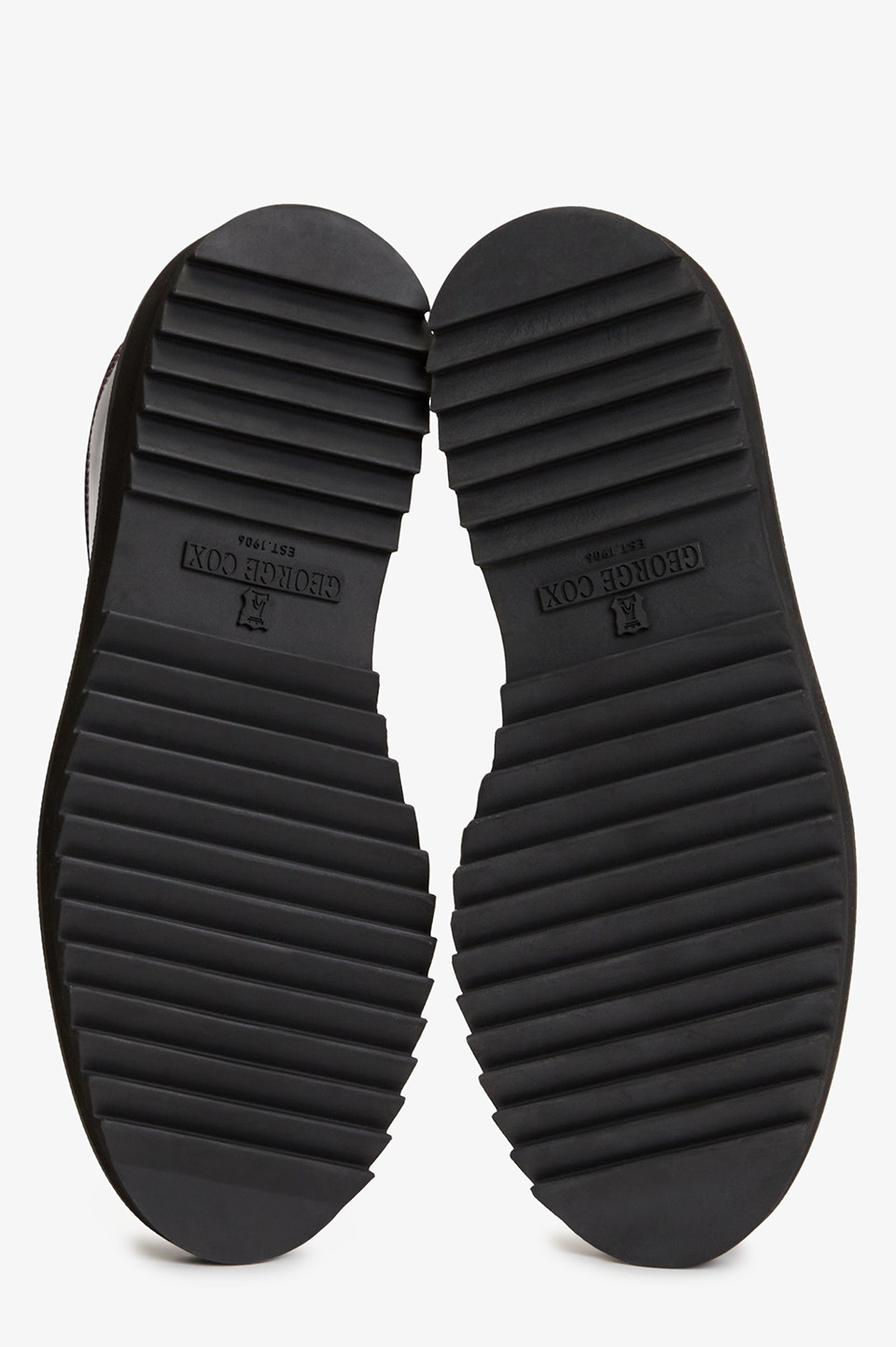 George Cox X Fred Perry Monkey Boot Leather 597:OXBLOOD 240