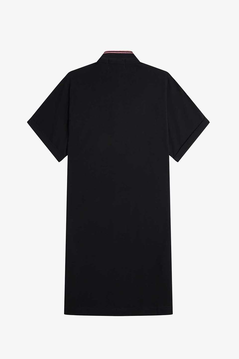 Amy Winehouse Tipped Pique Dress(10 102：BLACK): | FRED PERRY