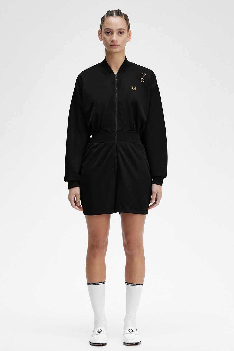 Amy Winehouse Zip-Through Playsuit