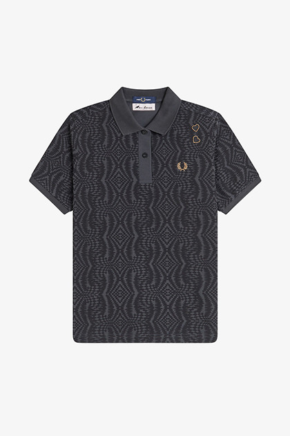 Amy Winehouse Printed Fred Perry Shirt