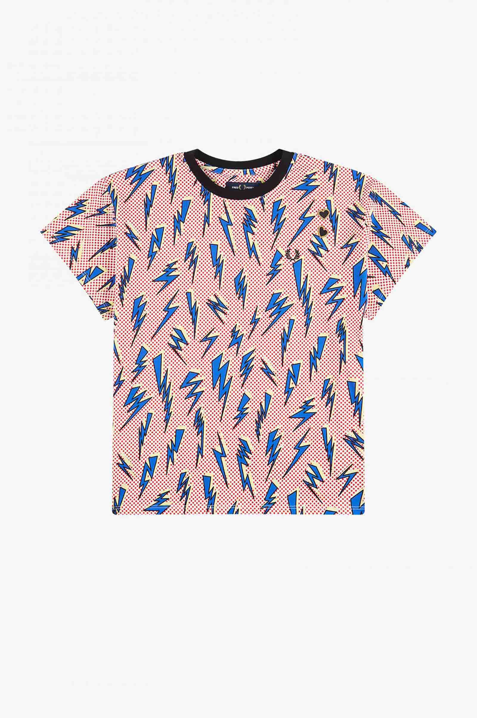 Amy Winehouse Lightning Print T-Shirt