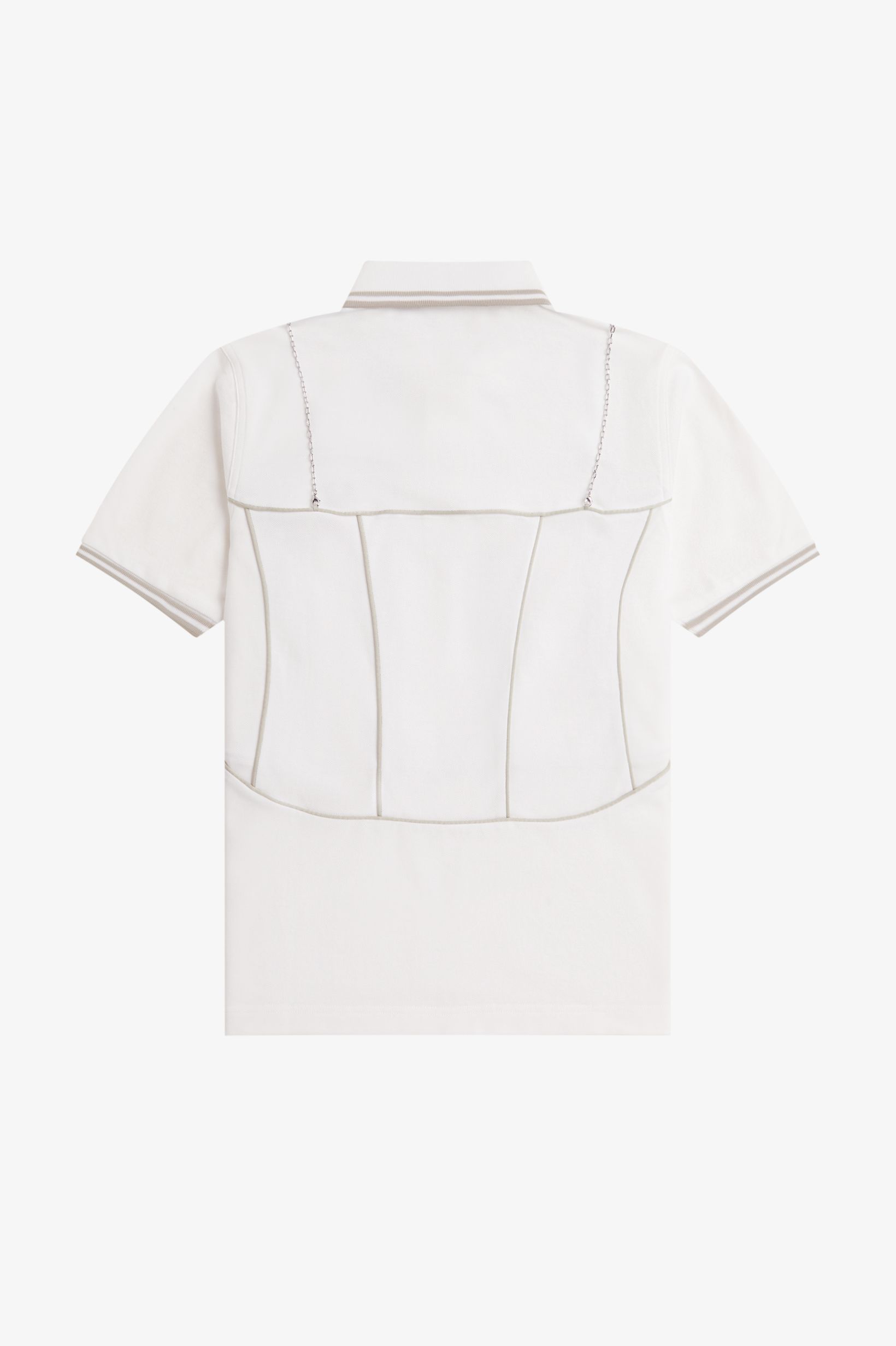 Ray Beams Bustier Fred Perry Shirt(10 129：SNOW WHITE
