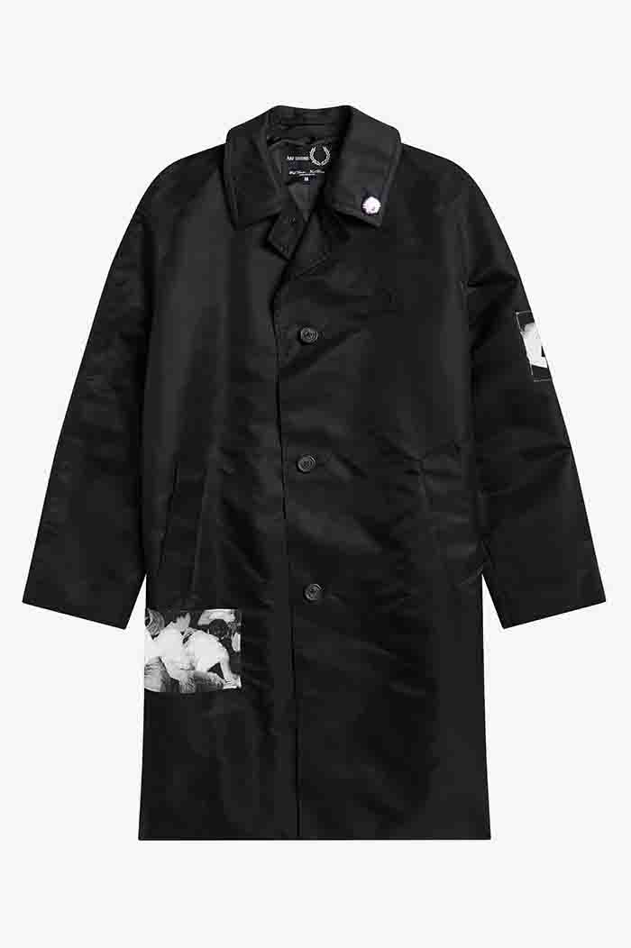 Raf Simons Single Breast Overcoat(S 102：BLACK): | FRED PERRY