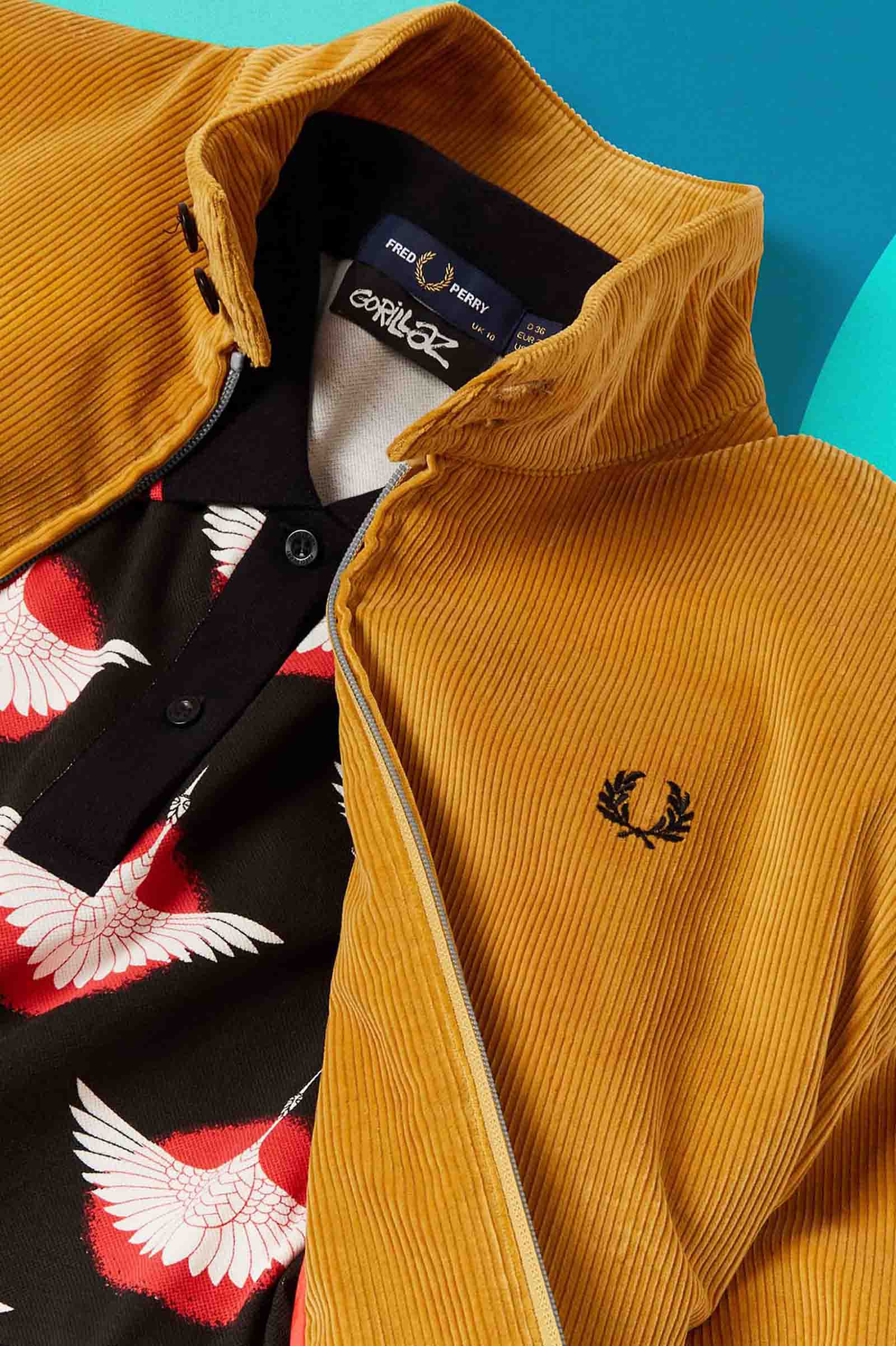 Gorillaz Corduroy Harrington(S 480：GOLD): | FRED PERRY JAPAN 