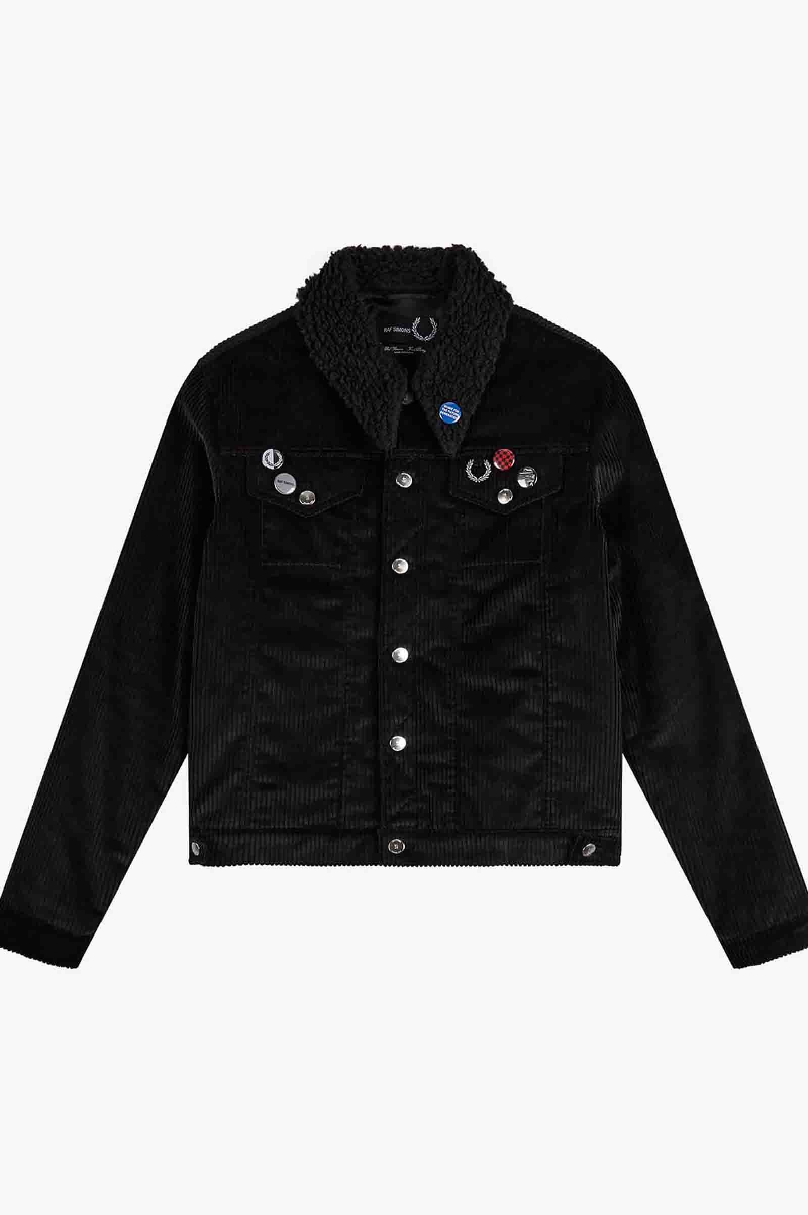 Raf Simons Padded Corduroy Jacket(S 102：BLACK): | FRED PERRY