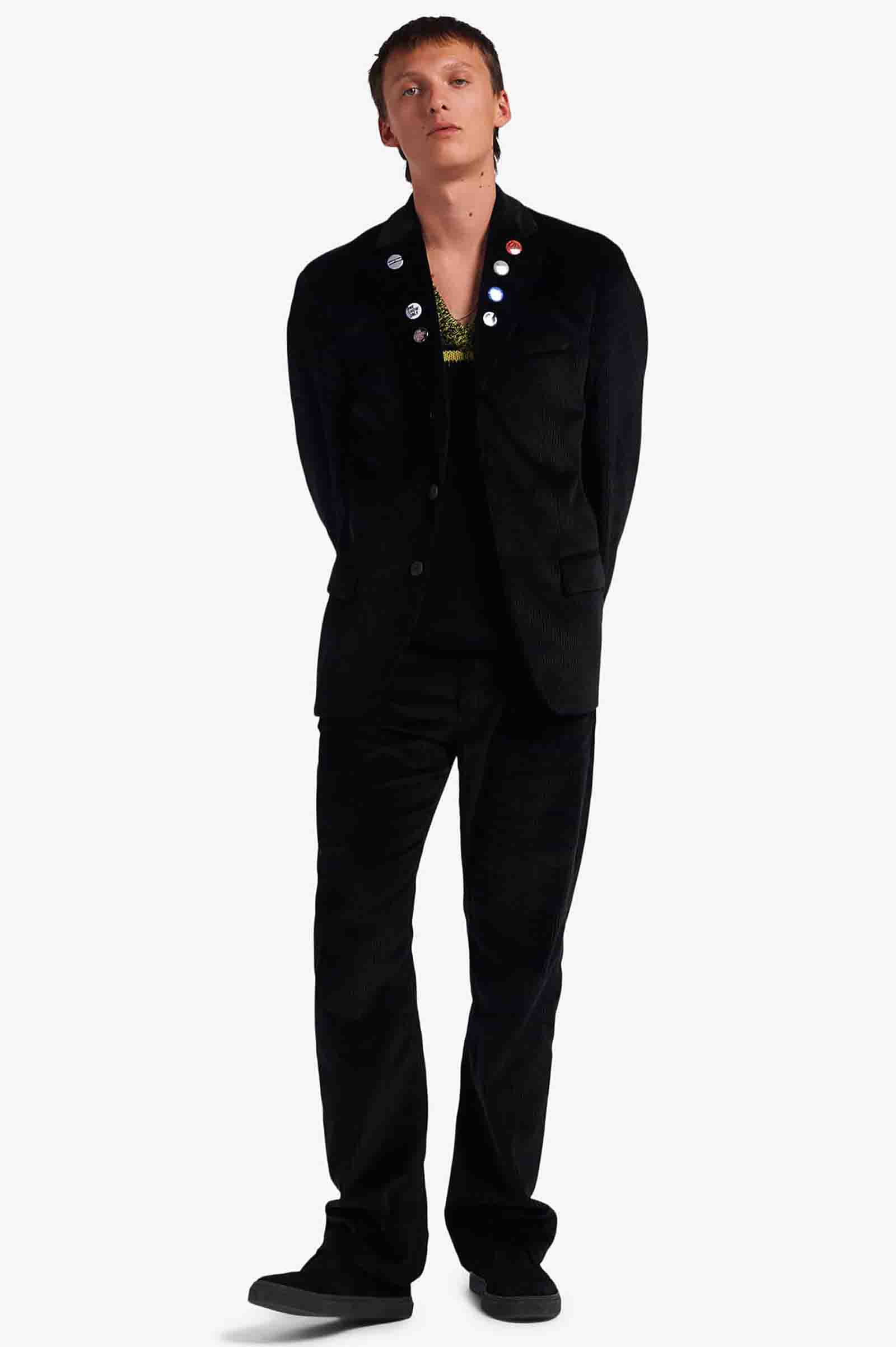 Raf Simons Jumbo Corduroy Blazer(S 102:BLACK): | FRED PERRY JAPAN Raf Simons Jumbo Corduroy Blazer(S 102:BLACK): | FRED PERRY JAPAN
