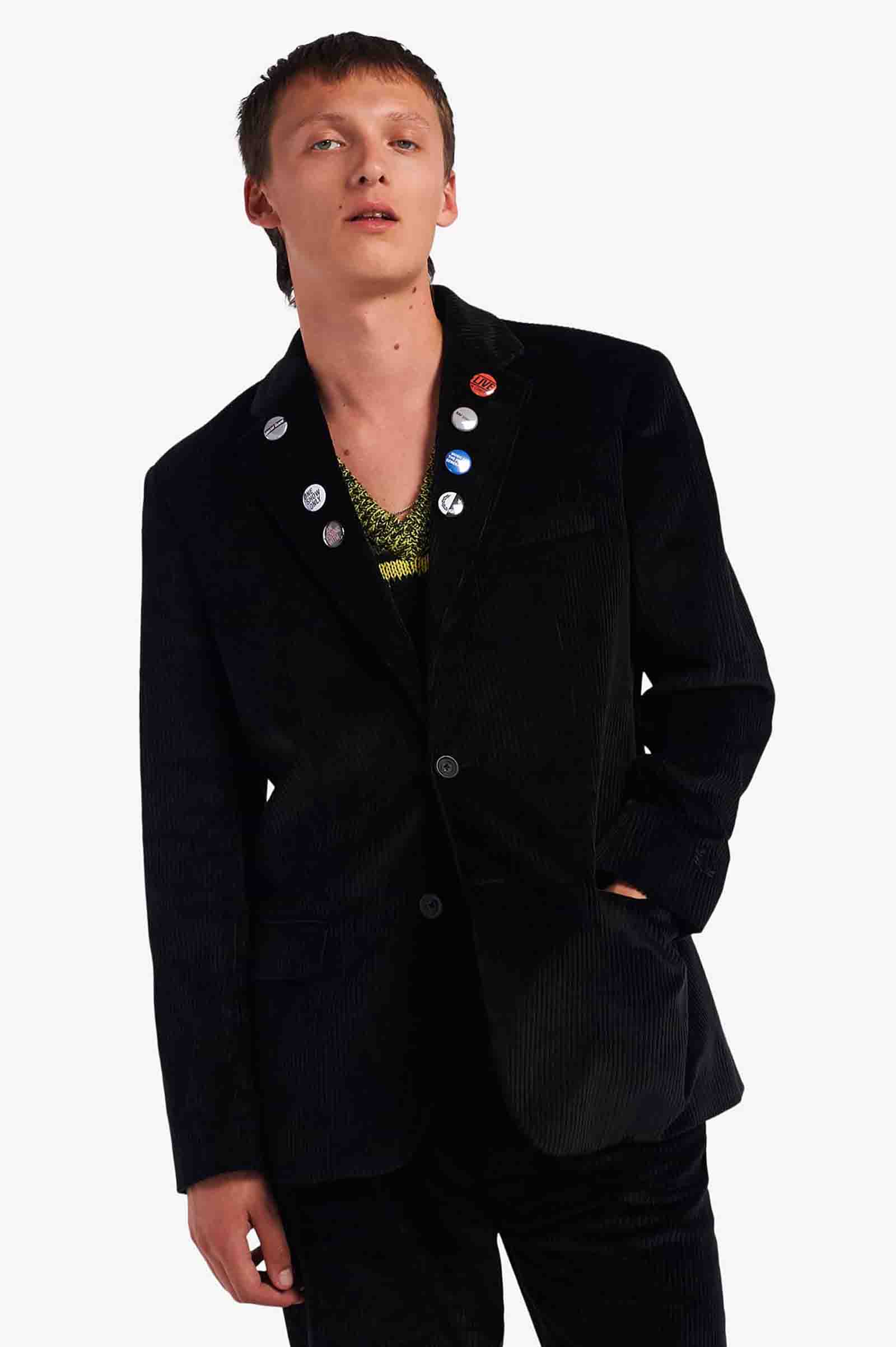 Raf Simons Jumbo Corduroy Blazer(S 102：BLACK): | FRED PERRY JAPAN