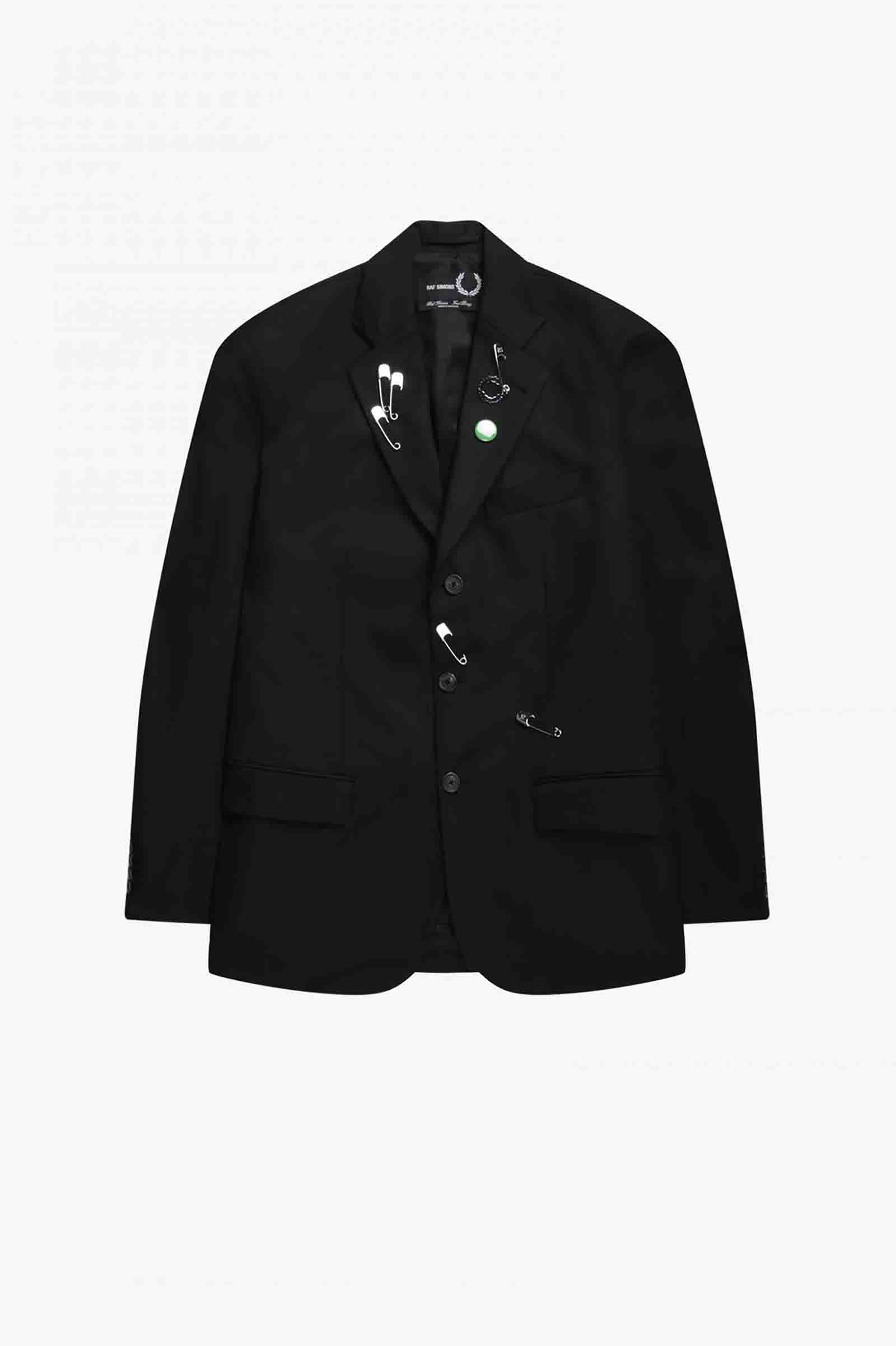 Raf Simons Wool Twill Blazer(S 102：BLACK): | FRED PERRY JAPAN