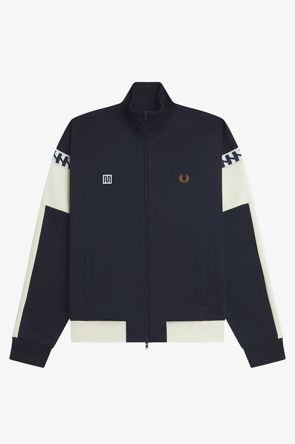 Meyba Cut And Sew Track Jacket 608:NAVY M