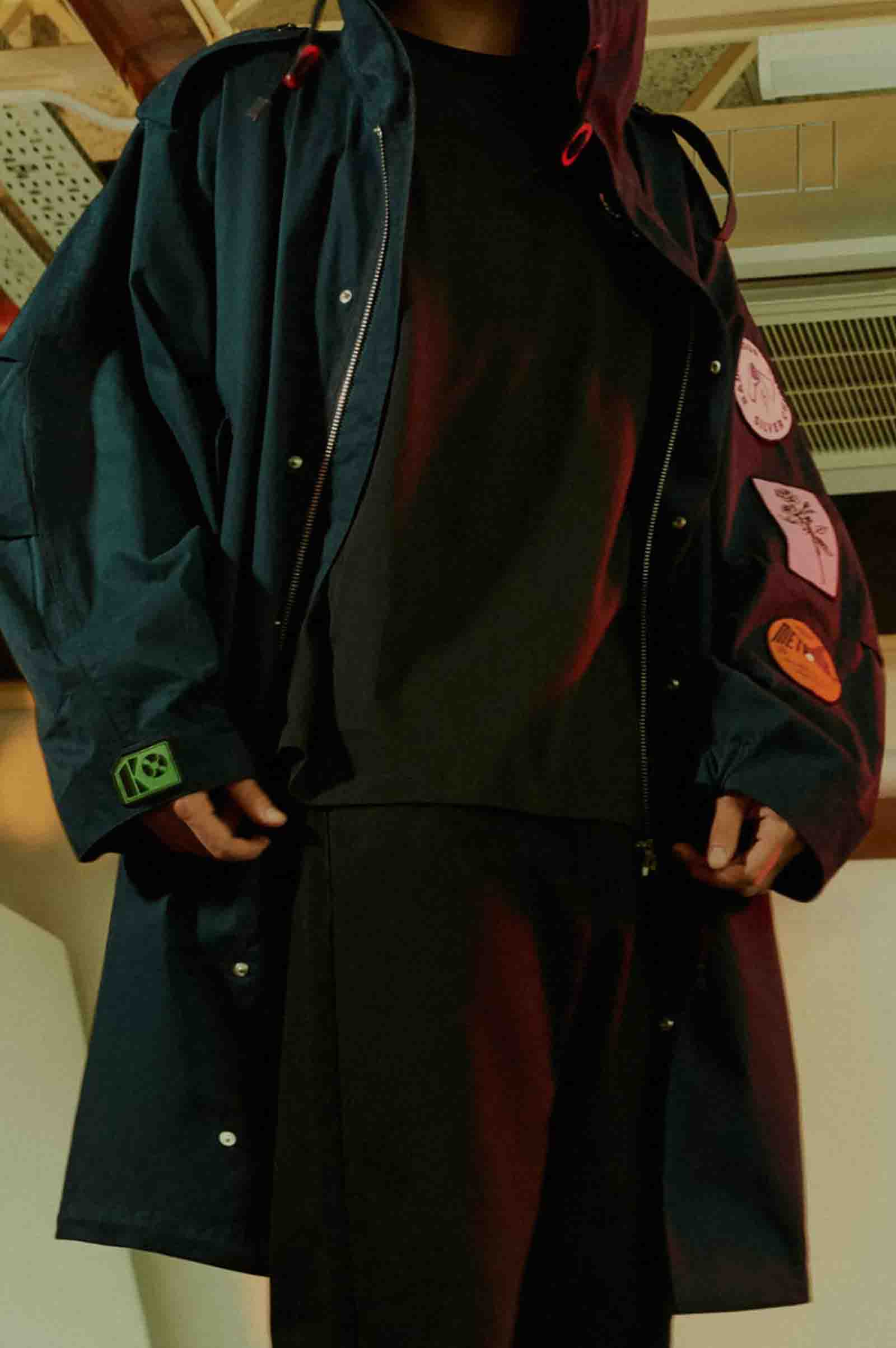 Raf Simons Patched Parka(M P99：BASALT NAVY): | FRED PERRY JAPAN 
