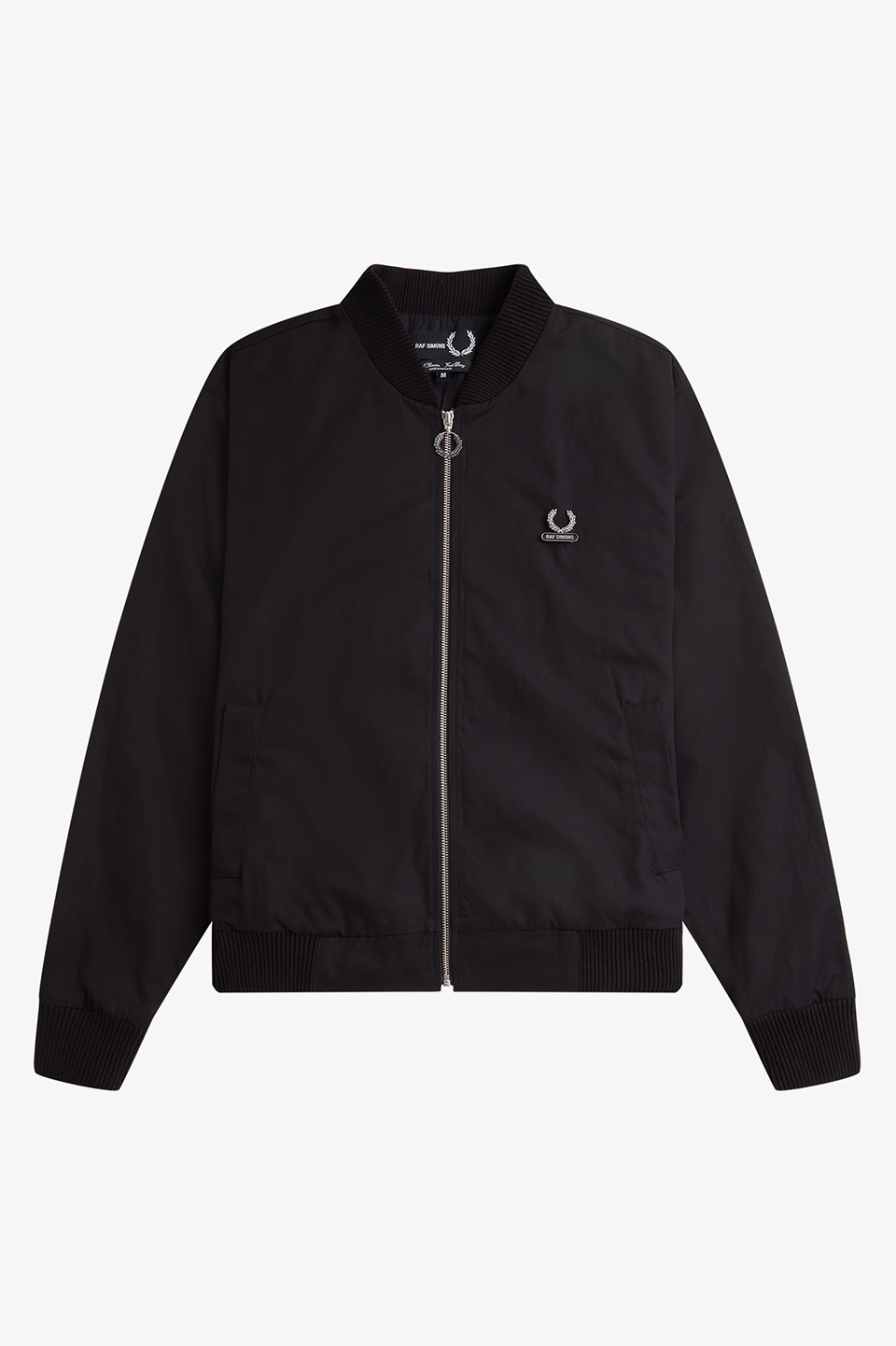 Raf Simons Printed Bomber Jacket(S 102：BLACK): | FRED PERRY