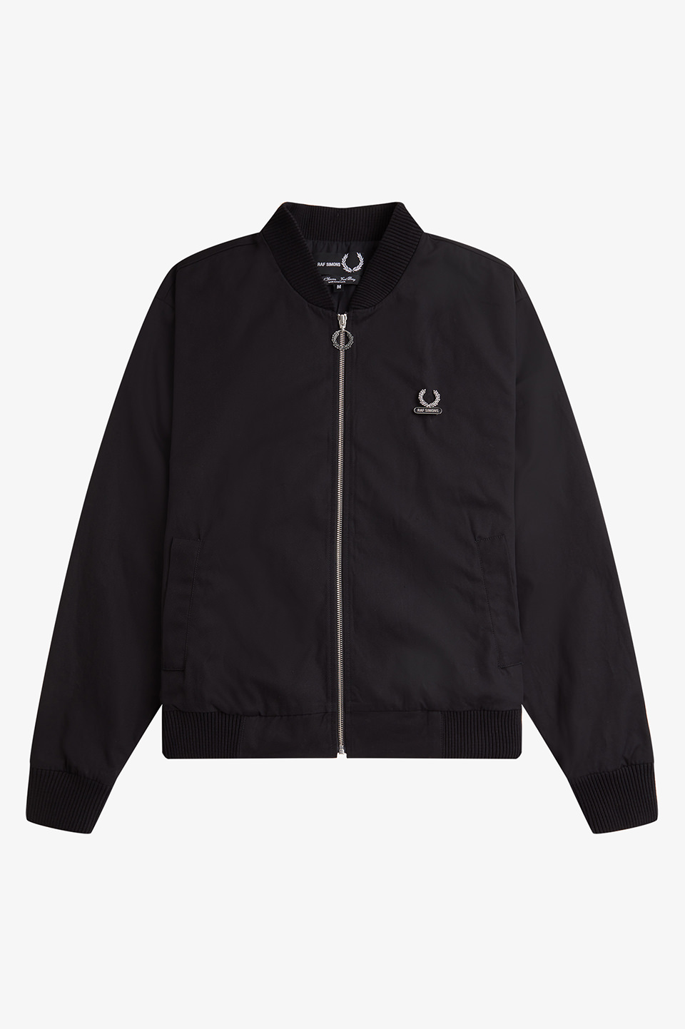 Raf Simons Printed Bomber Jacket(S 102：BLACK): | FRED PERRY JAPAN