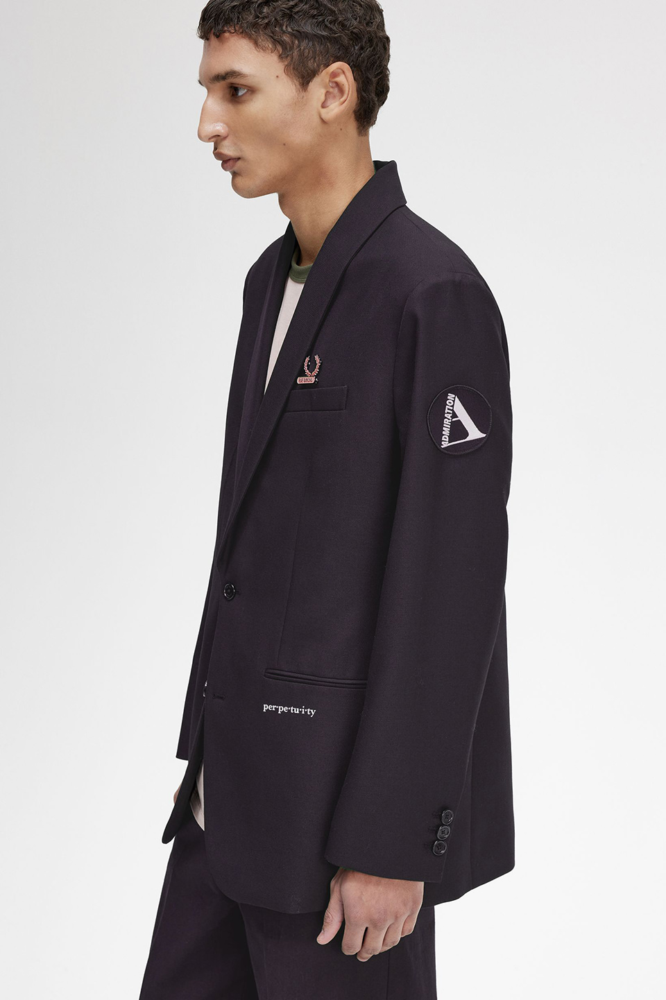 Without online collar blazer