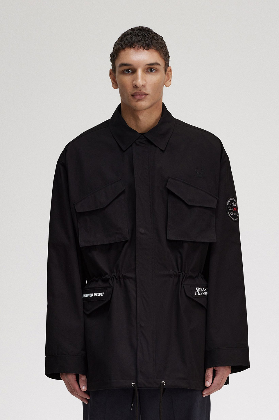 Raf Simons Military Jacket(S 102：BLACK): | FRED PERRY JAPAN