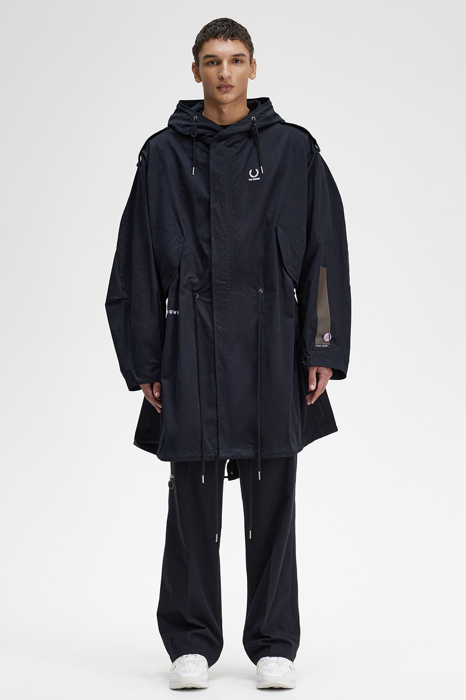 Raf Simons Printed Patch Parka(S 102：BLACK): | FRED PERRY JAPAN 