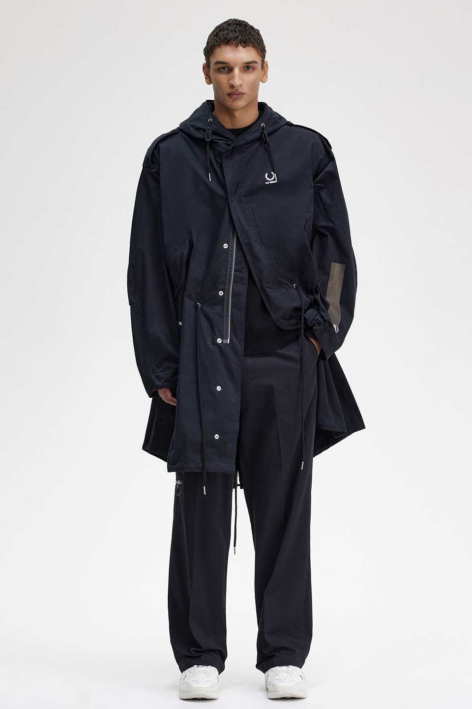 Raf Simons Printed Patch Parka(S 102：BLACK): | FRED PERRY JAPAN 