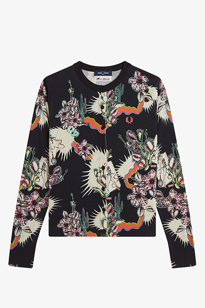 Amy Winehouse Printed Cardigan