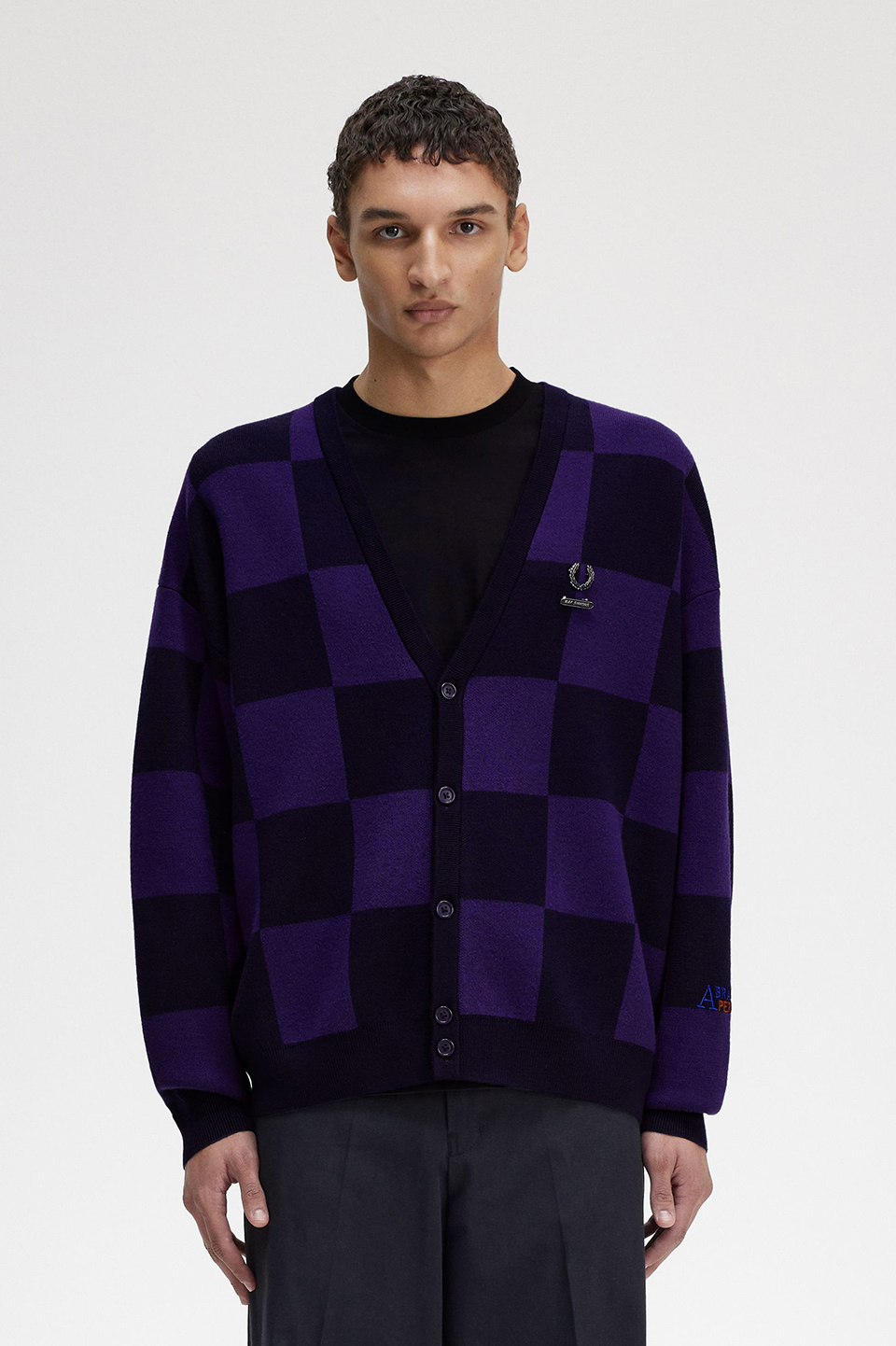 Raf Simons Checkerboard Cardigan