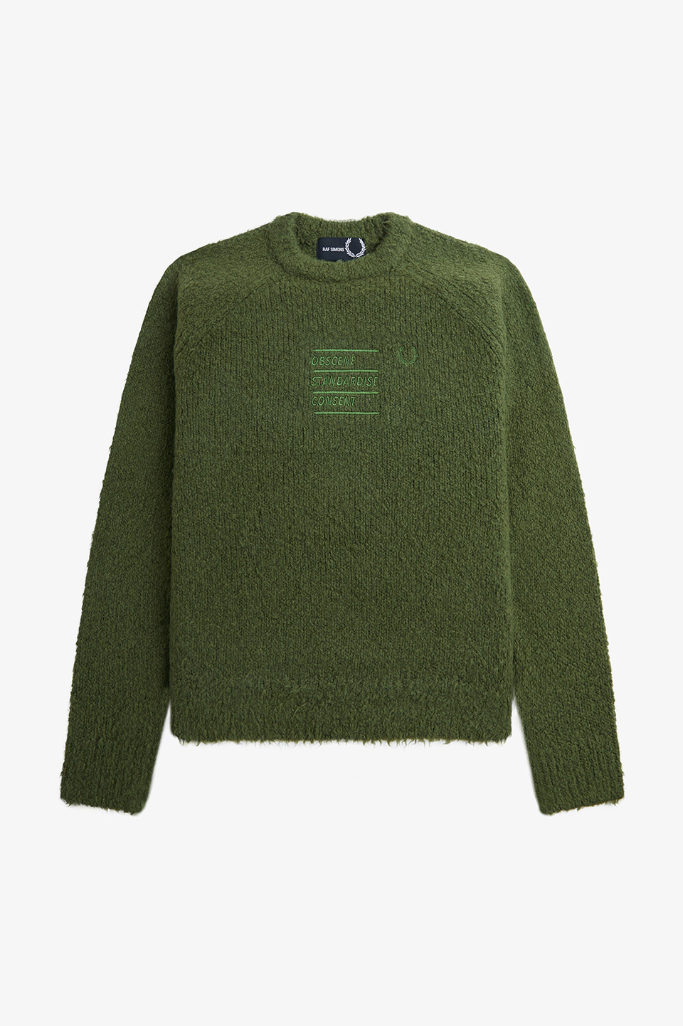Raf Simons Fluffy Knit Jumper(M M26：CHIVE): | FRED PERRY JAPAN  