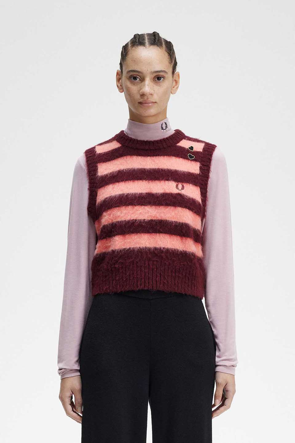 Amy Winehouse Striped Knitted Tank