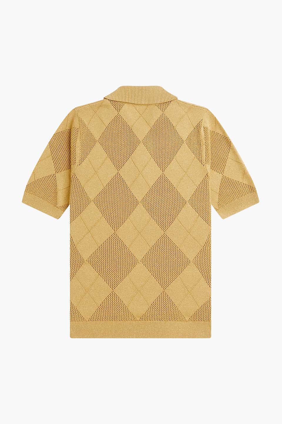 Amy Winehouse Argyle Knitted Shirt(10 926：1964 GOLD