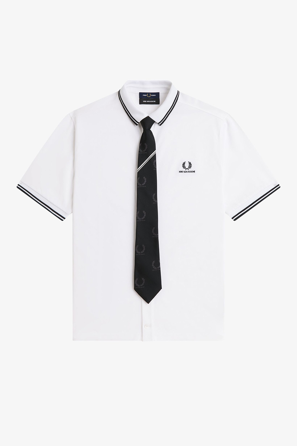 Kris Van Assche Pique Shirt 100:WHITE M