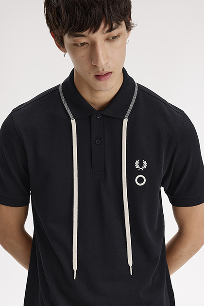 Craig Green Drawcord Collar Fred Perry Shirt