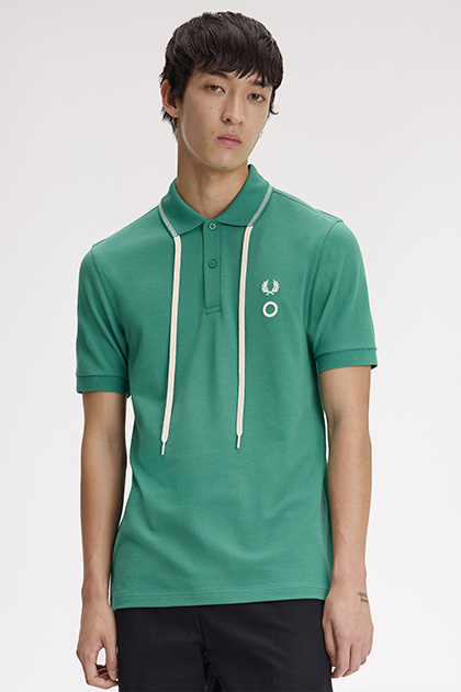 Craig Green Drawcord Collar Fred Perry Shirt