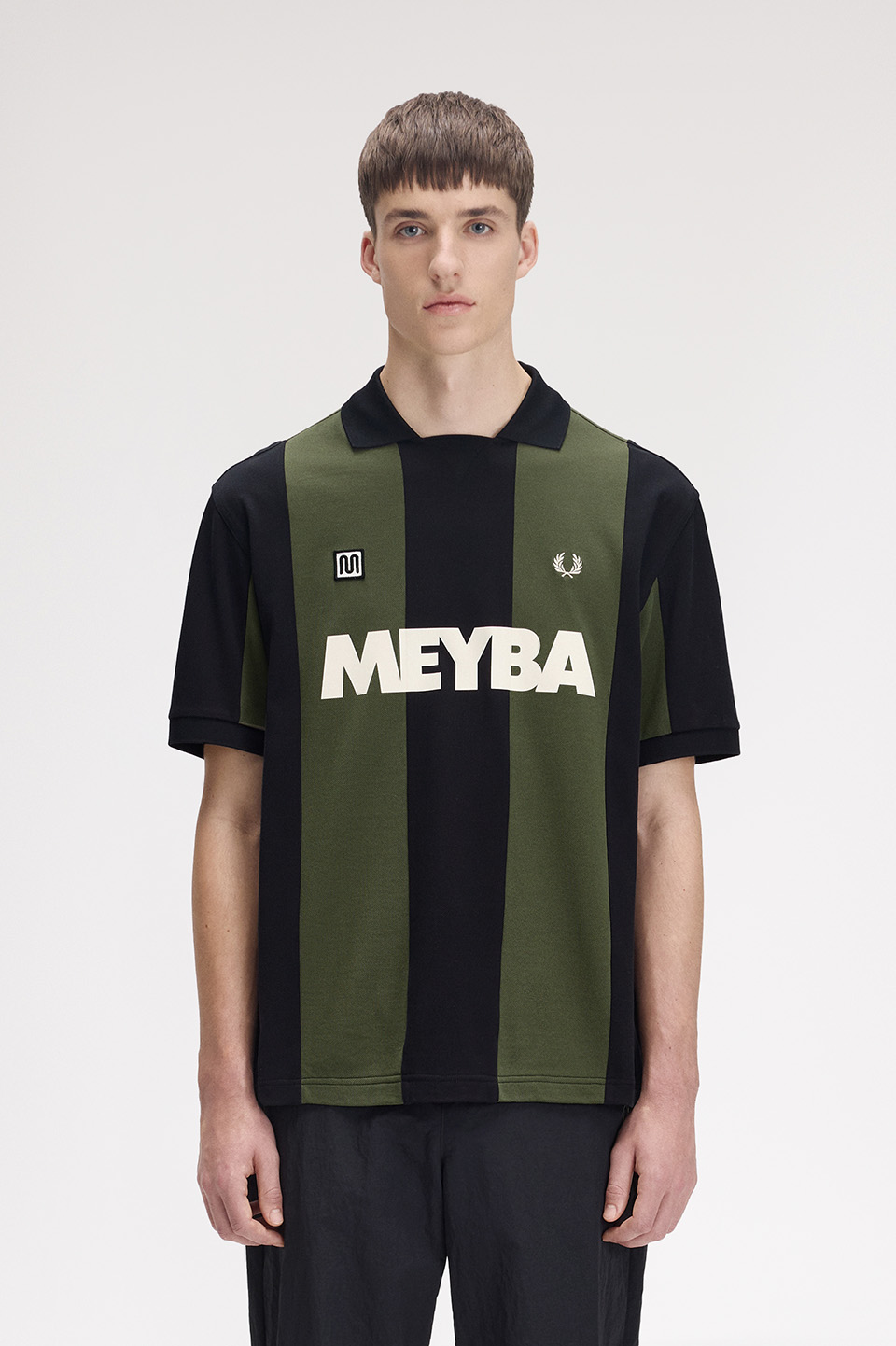 Meyba Cut And Sew Polo Shirt