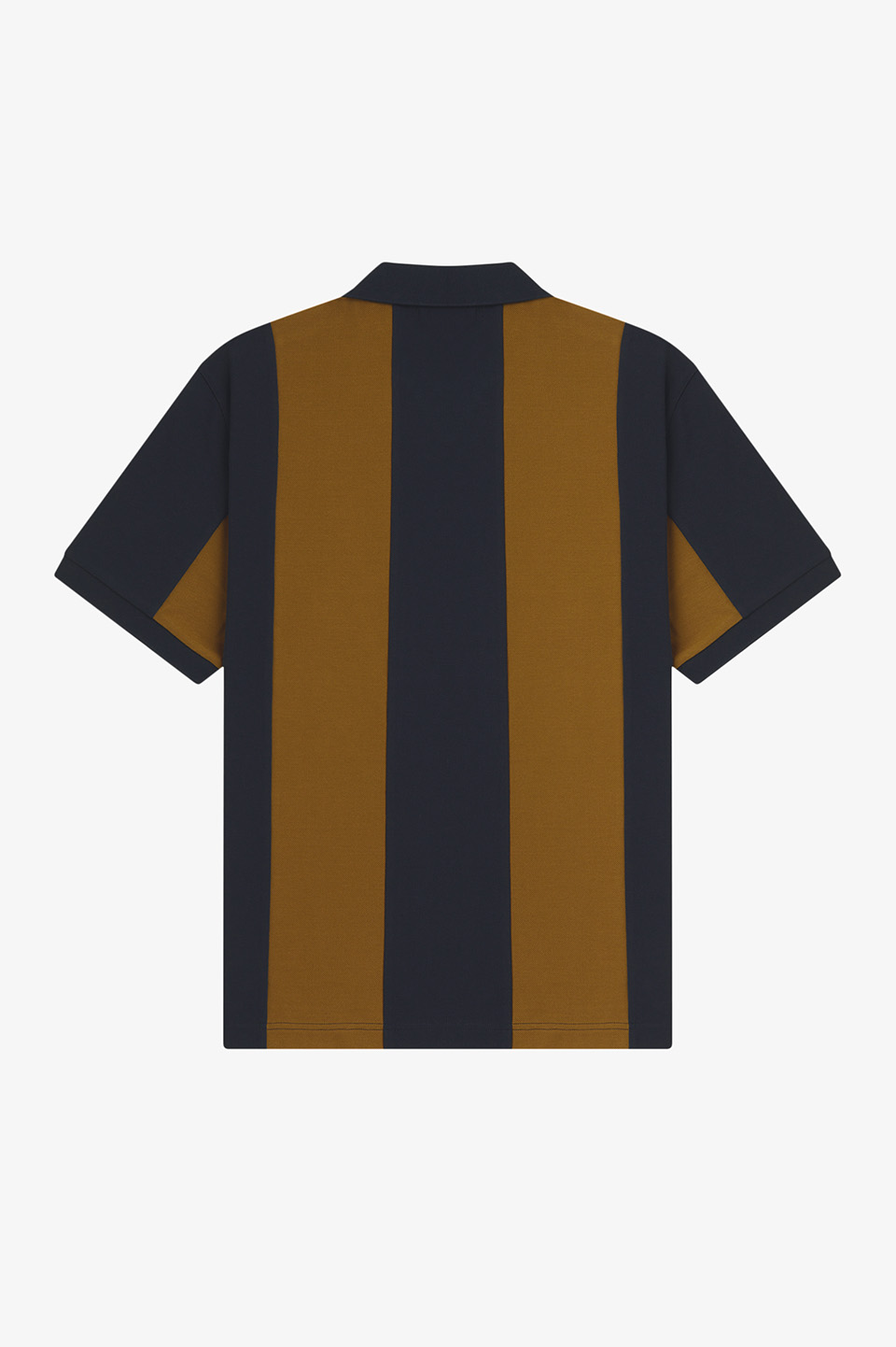 Meyba Cut And Sew Polo Shirt 608:NAVY M