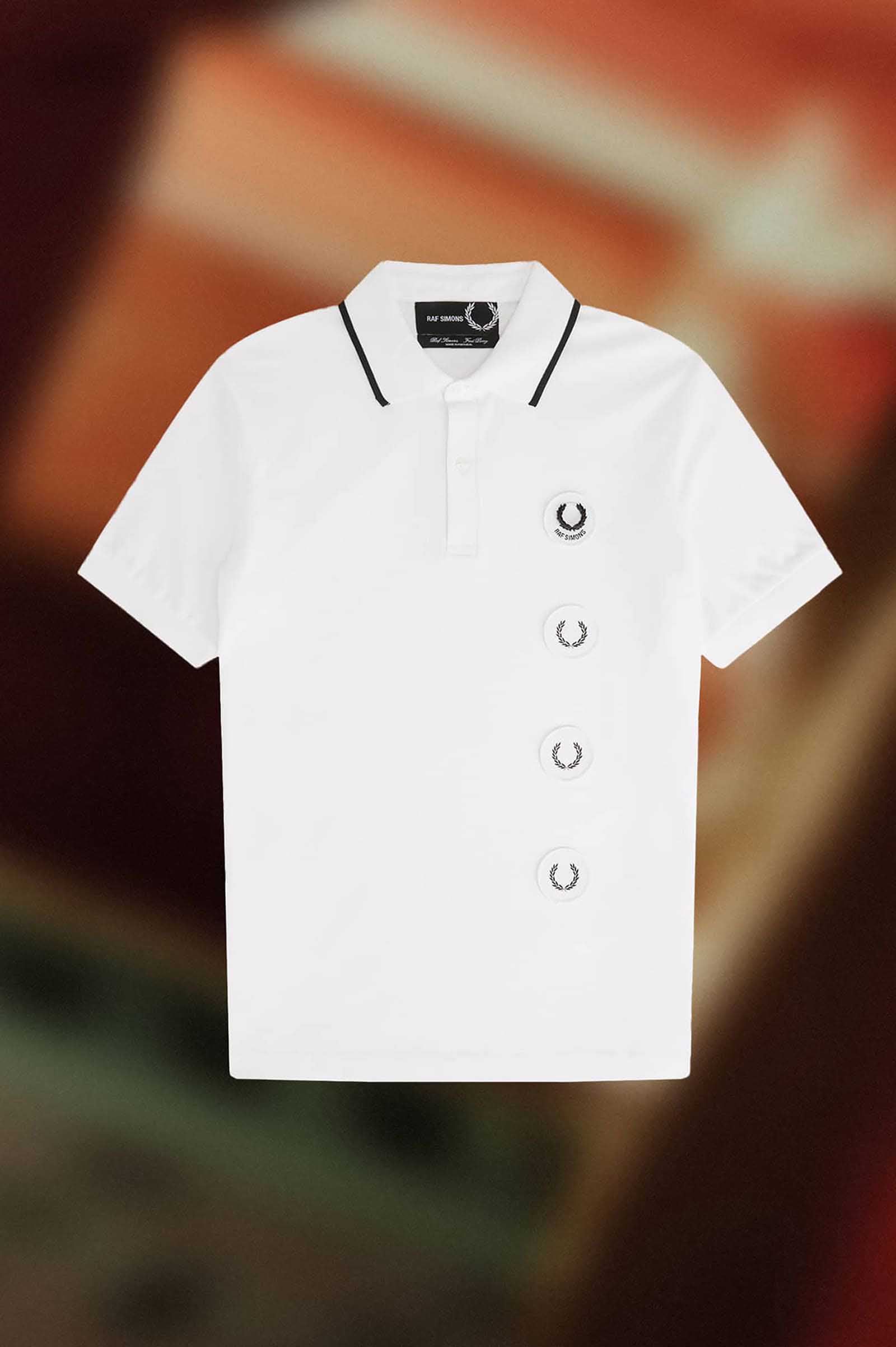 フレッドペリー FRED PERRY ラフシモンズ ポロシャツ M 黒