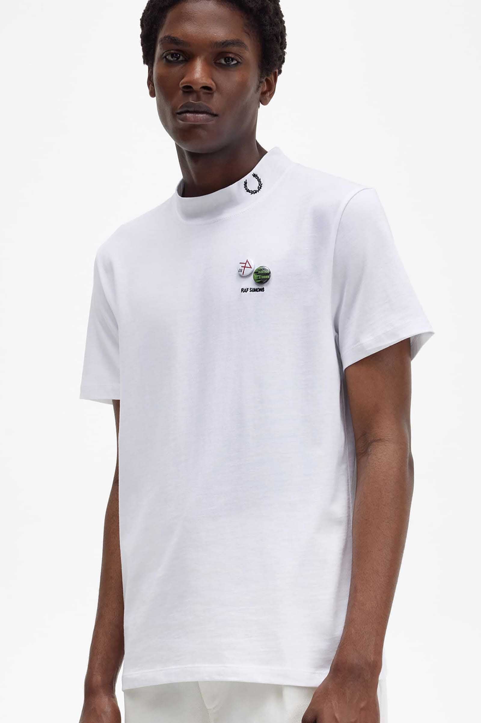 Raf Simons High Neck T-Shirt(S 100：WHITE): | FRED PERRY JAPAN 