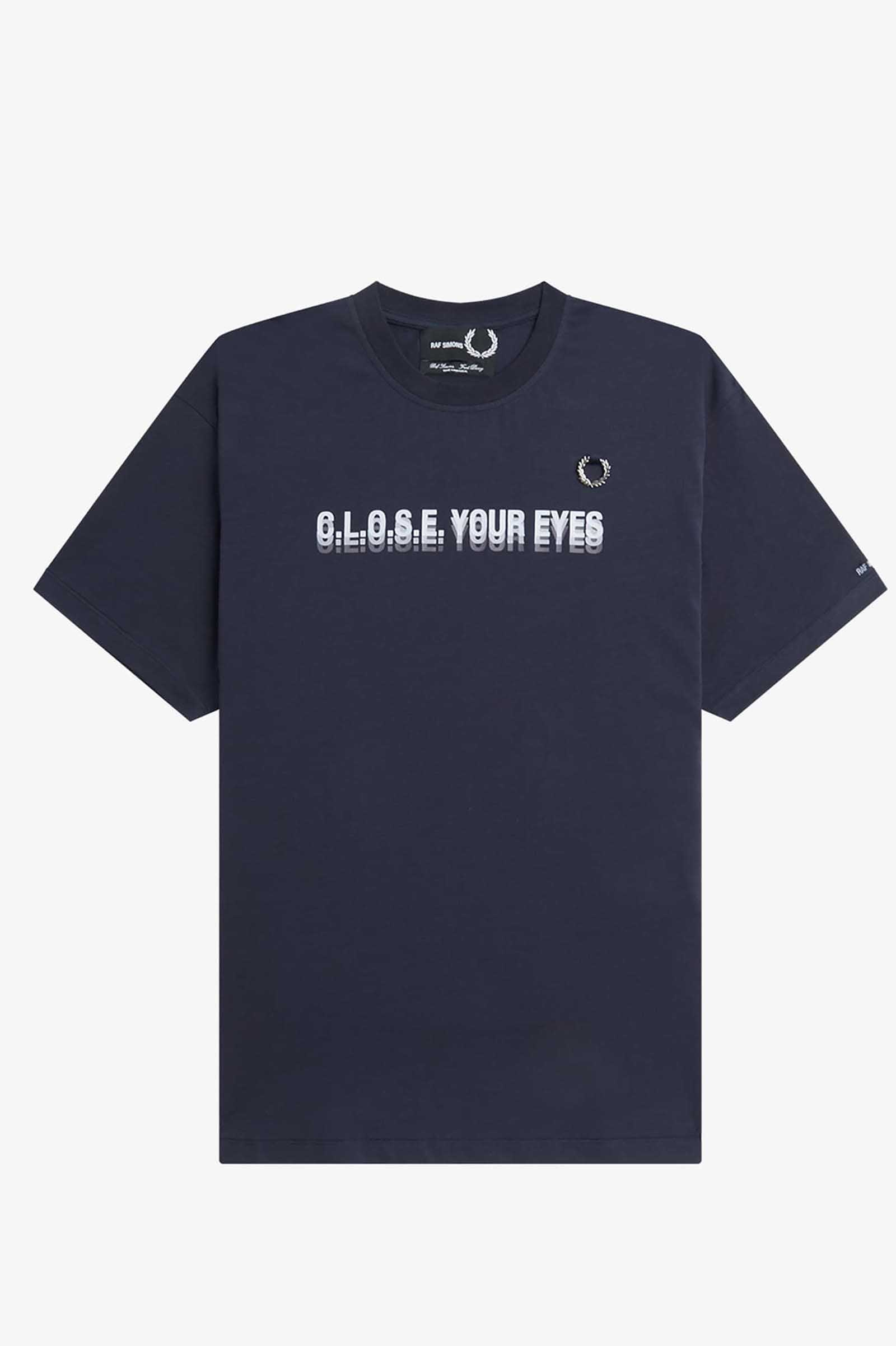 Raf Simons Printed T-Shirt(S B64：NAVY BLUE): | FRED PERRY JAPAN ...