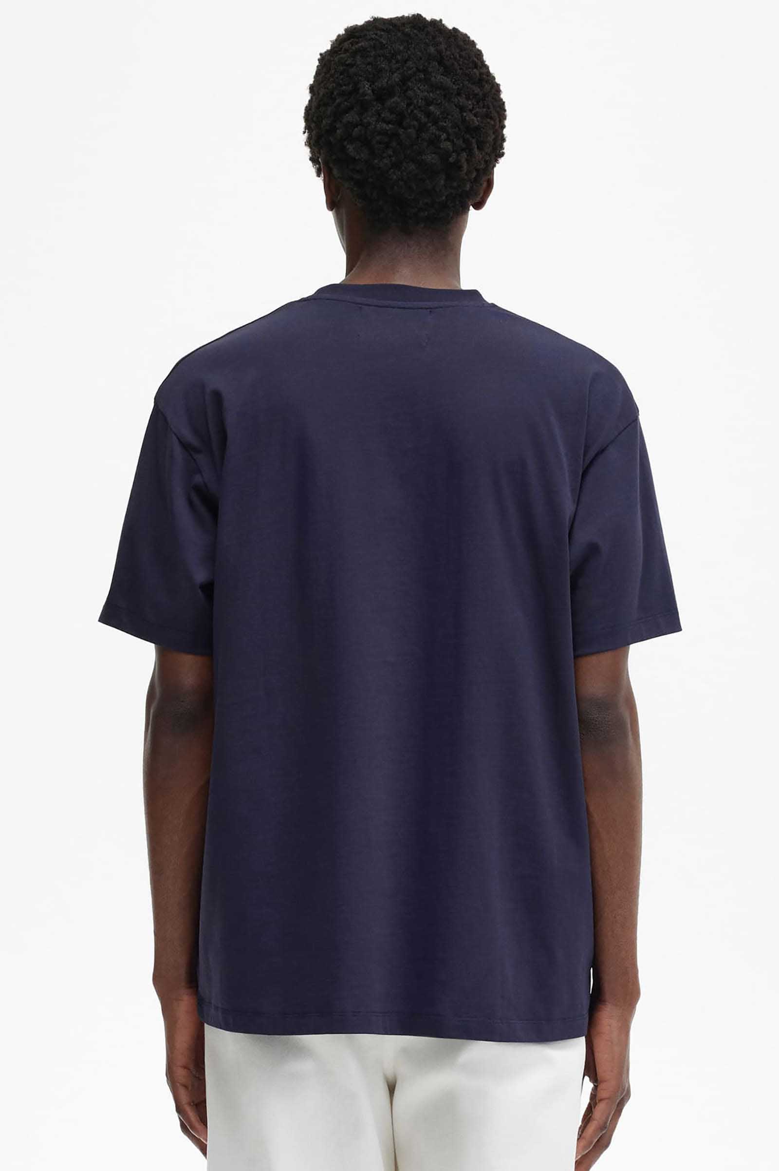 Raf Simons Printed T-Shirt(S B64：NAVY BLUE): | FRED PERRY JAPAN
