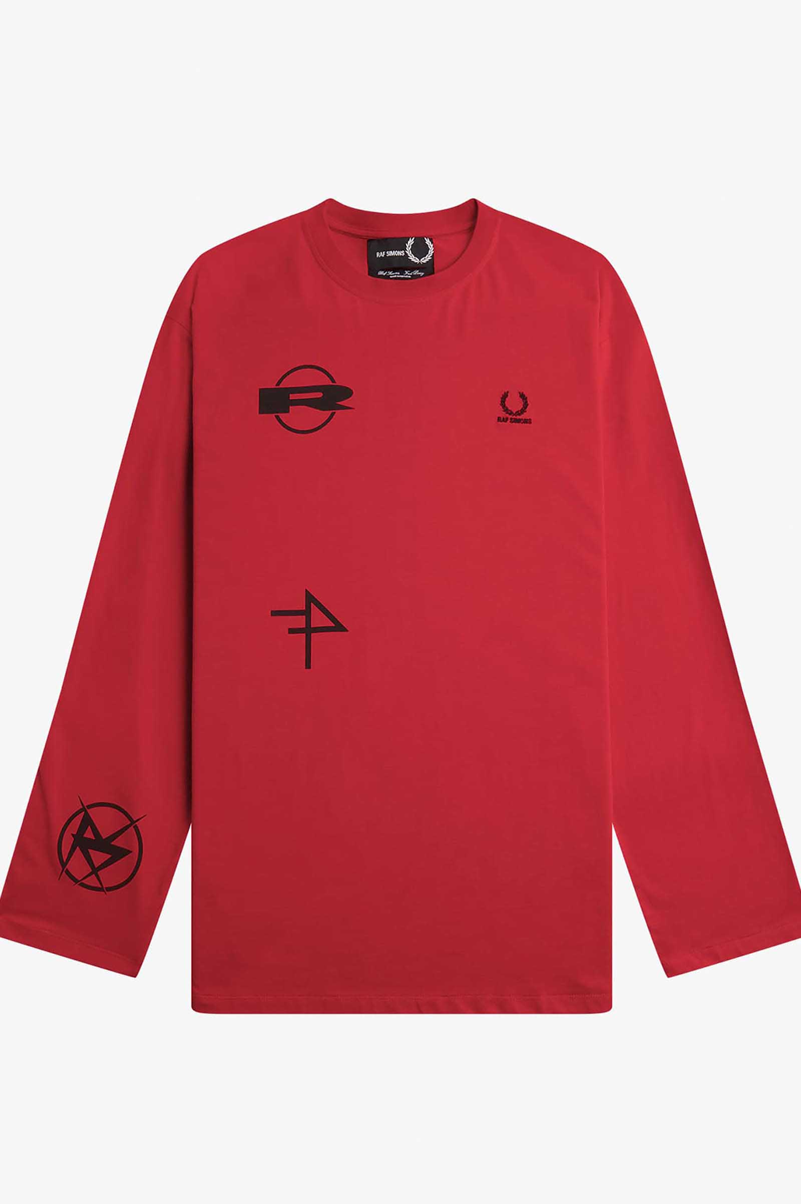 Raf Simons Printed Long Sleeve T-Shirt(S G74：GOJI BERRY): | FRED