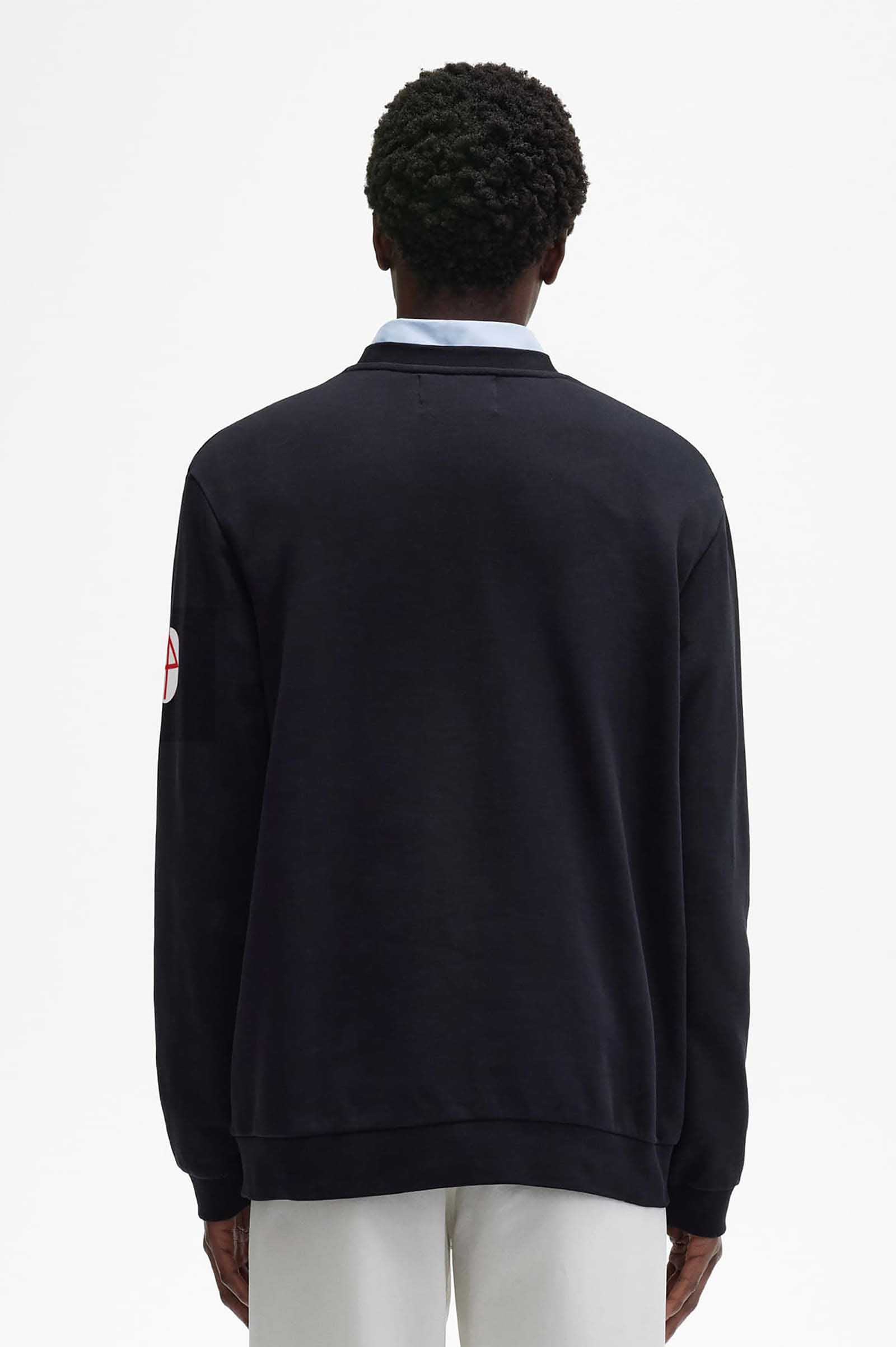 Raf Simons Printed Sweatshirt(S 102：BLACK): | FRED PERRY JAPAN