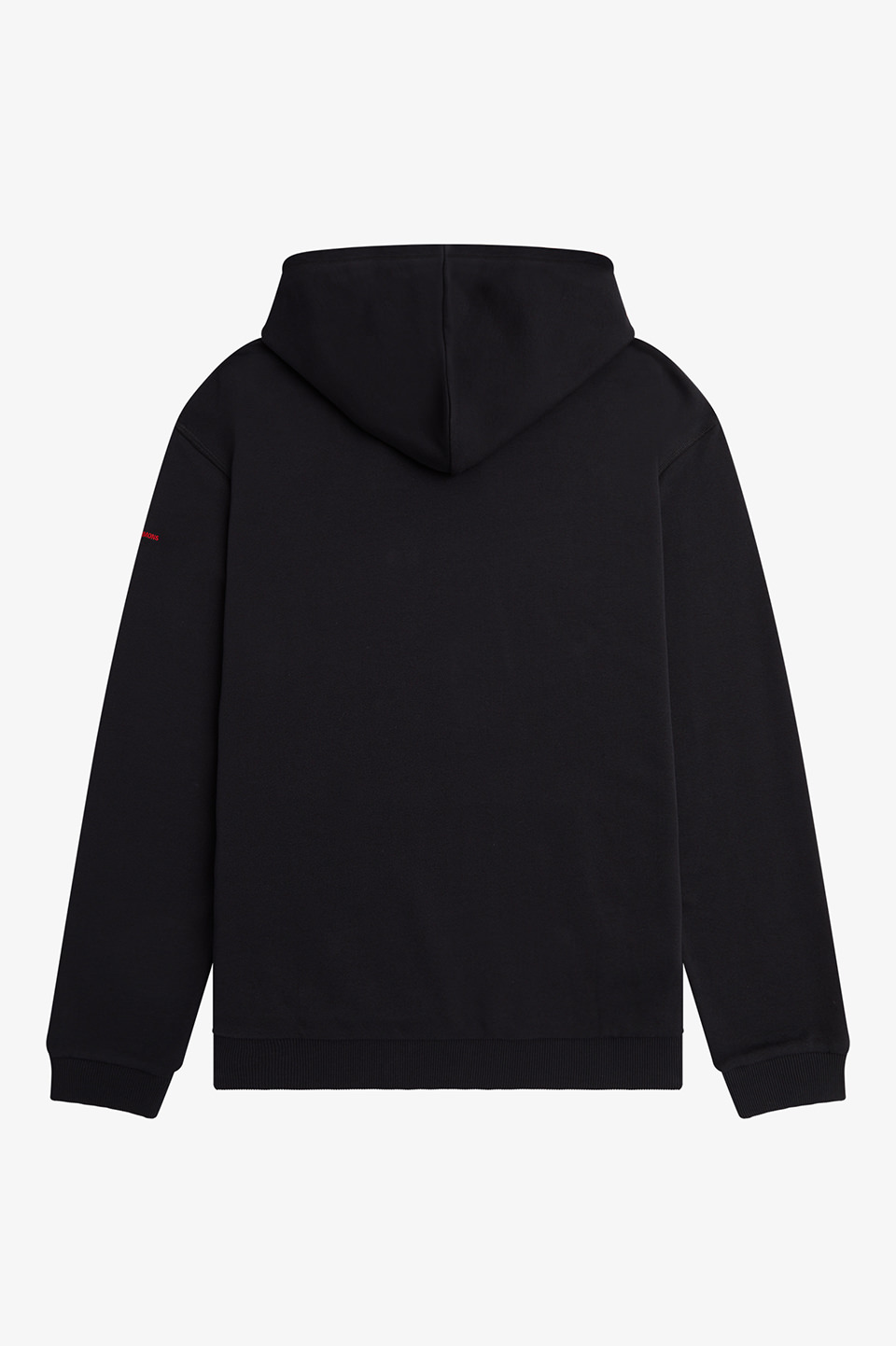 Raf Simons Printed Hooded Sweatshirt(S 102：BLACK): | FRED PERRY