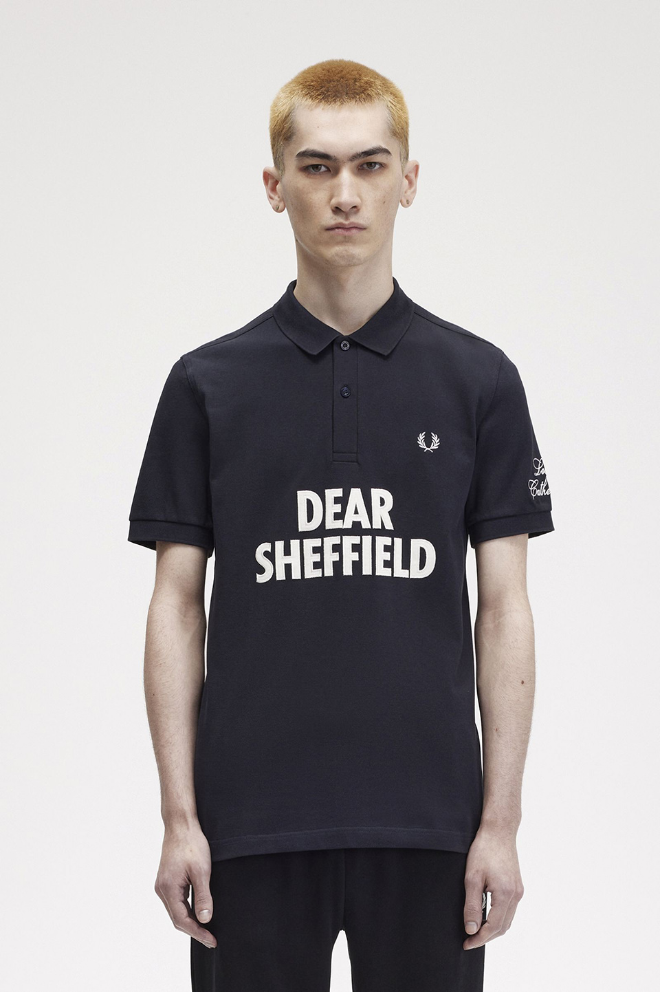 Corbin Shaw Dear Sheffield Fred Perry Shirt<br>608：NAVY