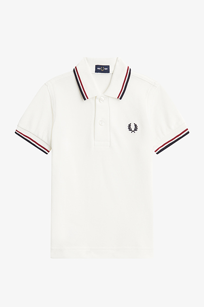 Kids My First Twin Tipped Fred Perry Shirt(1YR T55：NAVY