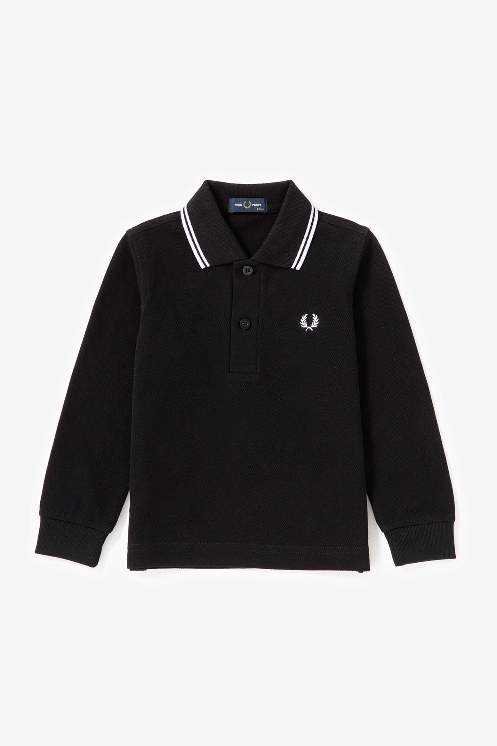 Kids Twin Tipped Shirt(2-3 350：BLACK): | FRED PERRY JAPAN 