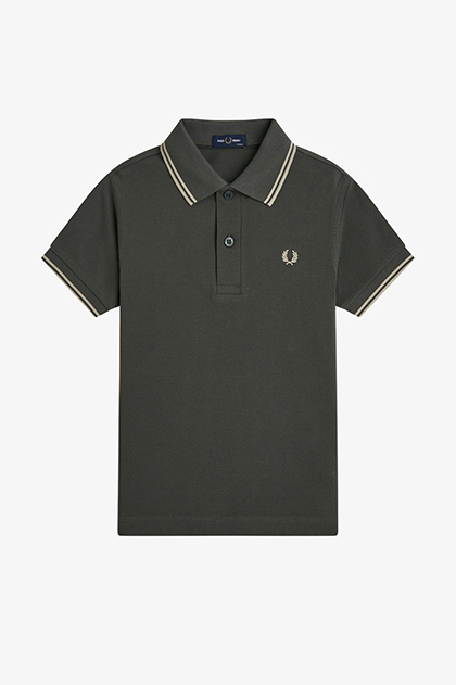 Kids Twin Tipped Fred Perry Shirt