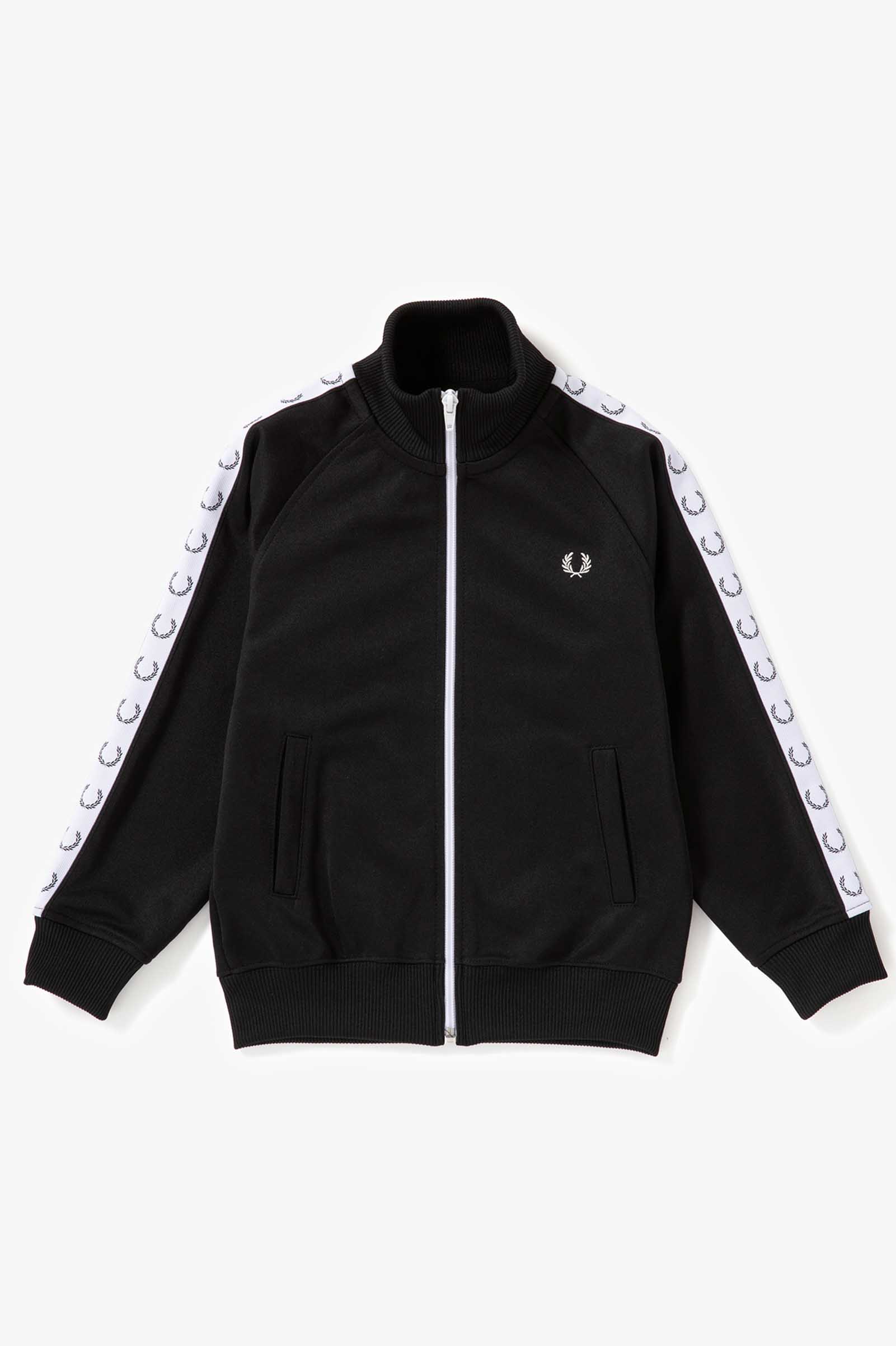 Kids Taped Track Jacket(2-3 102：BLACK): | FRED PERRY JAPAN 