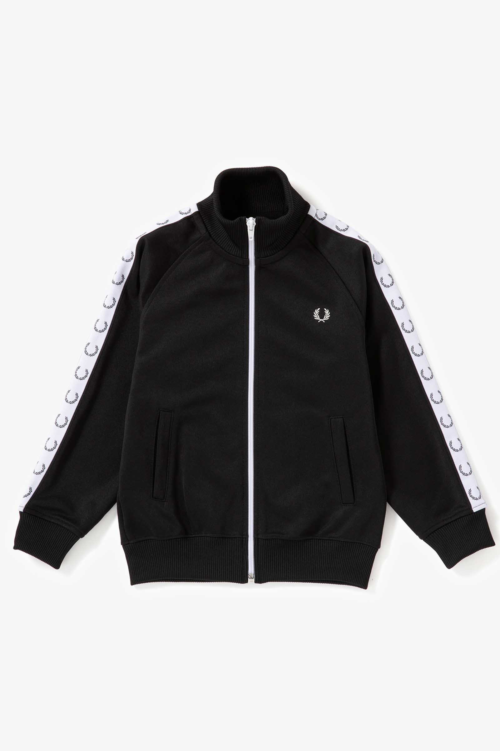 Kids Taped Track Jacket(2-3 102：BLACK): | FRED PERRY JAPAN