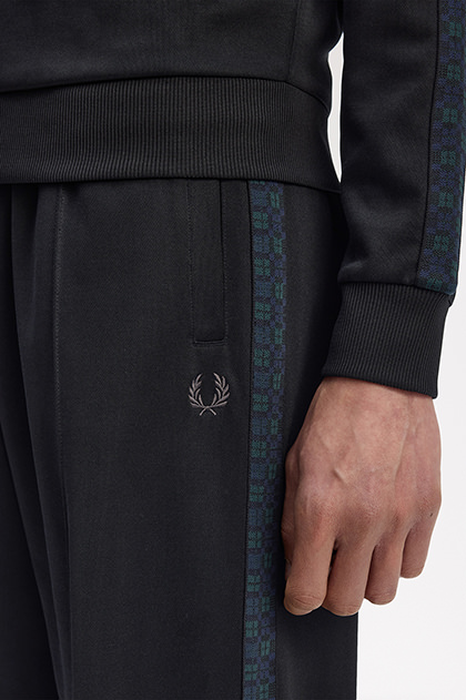 Black Watch Tartan Taped Track Pants
