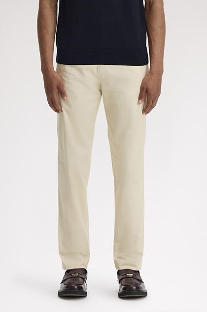 Slim Fit Twill Trousers