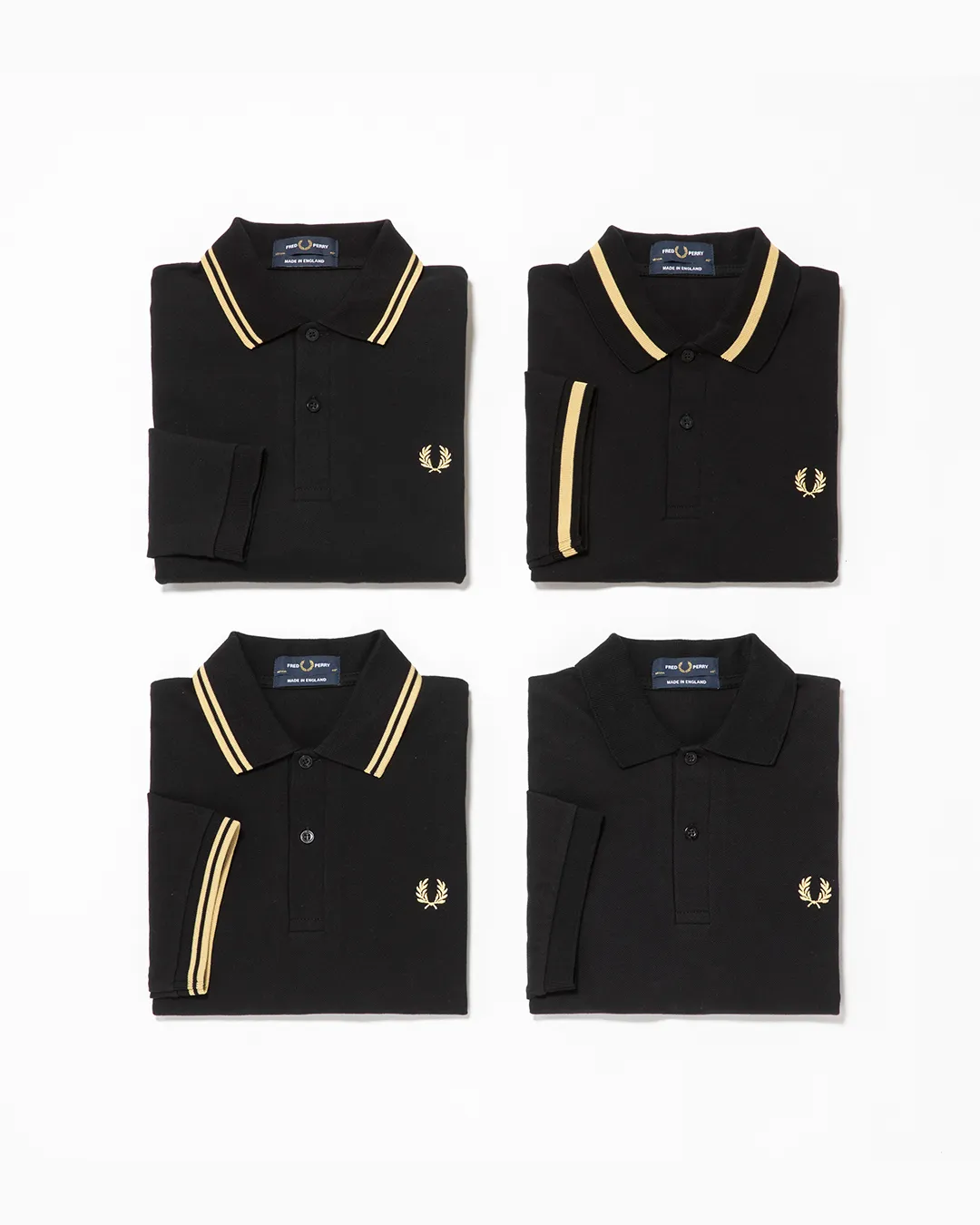 FRED PERRY/フレッドペリー] ブランド刺繍ロゴ ロングスリーブ