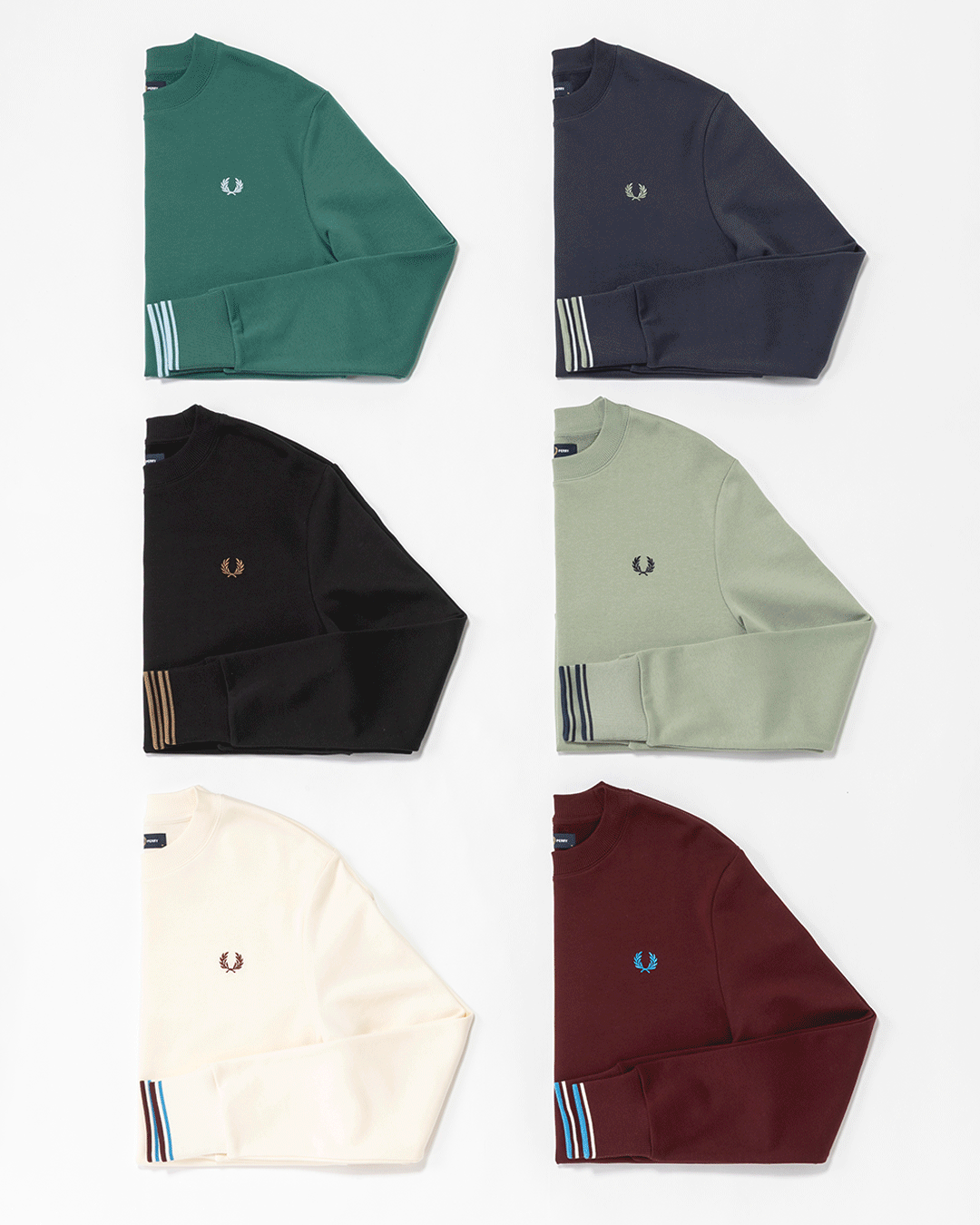 新品未使用 フレッドペリー グリーン スウェット 新品タグ付き FRED PERRY（フレッドペリー）の「[FRED PERRY/フレッドペリー