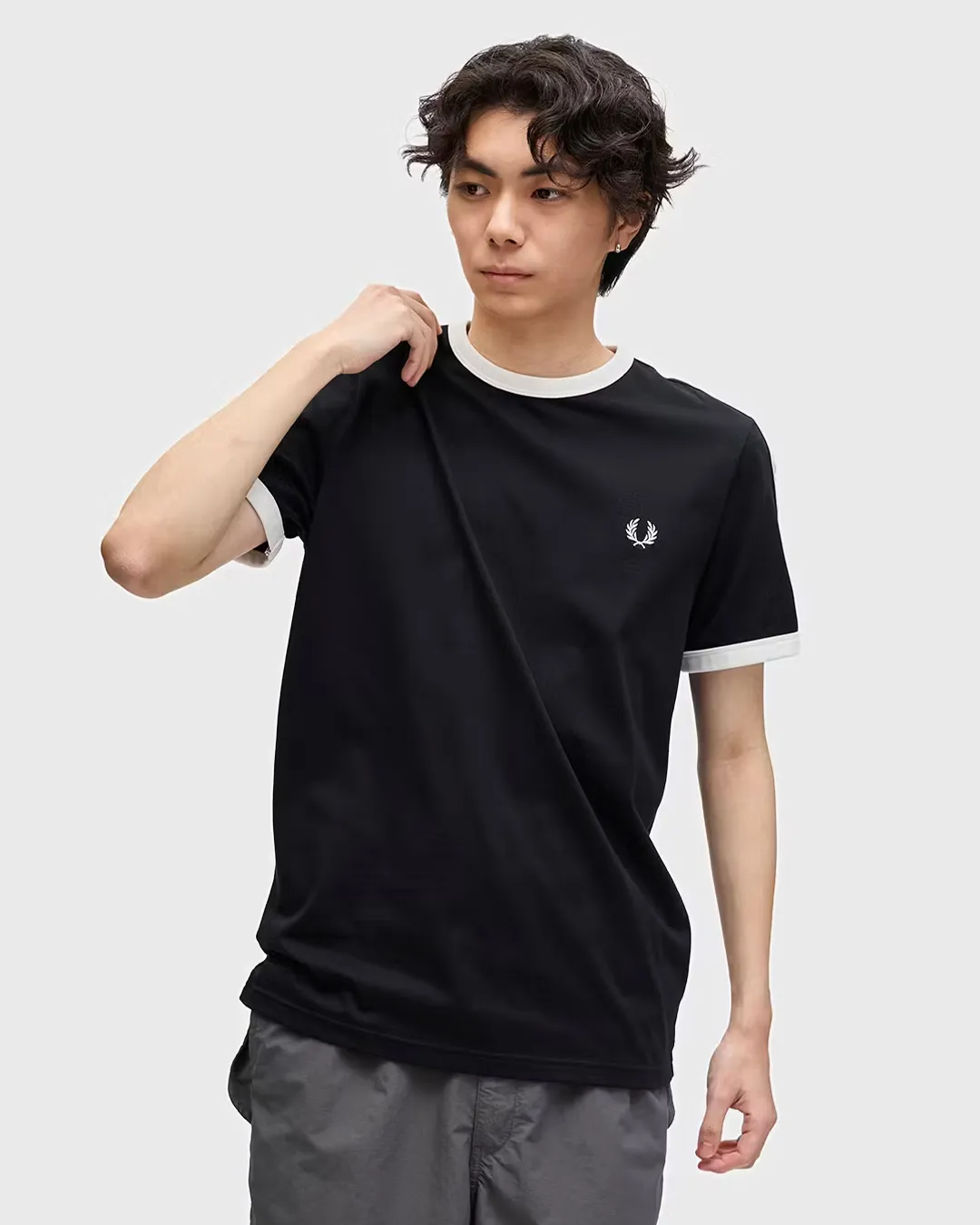 フレッドペリー　シャツ　イングランド製　新品　タグ付き　極美品　価格交渉OK Brushed Twill Shirt Dress(8 Q20：NIGHT GREEN): | FRED PERRY