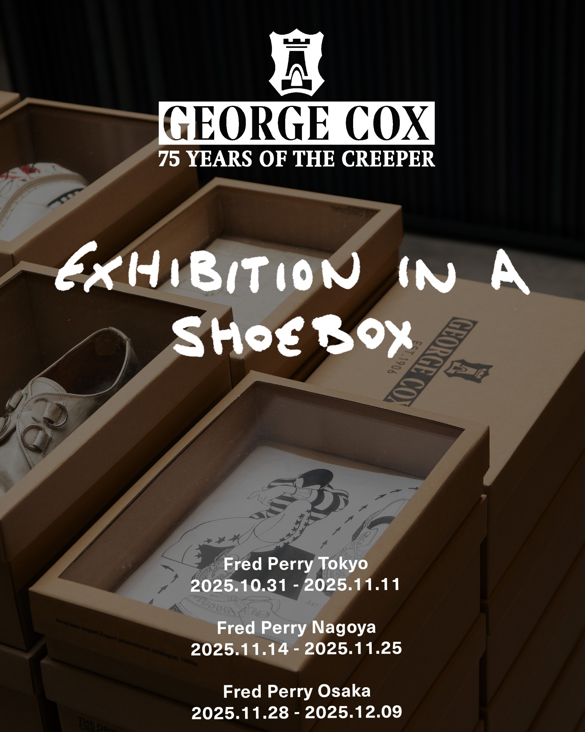 【ジョージコックス】クリーパー誕生75周年：Exhibition in a shoebox