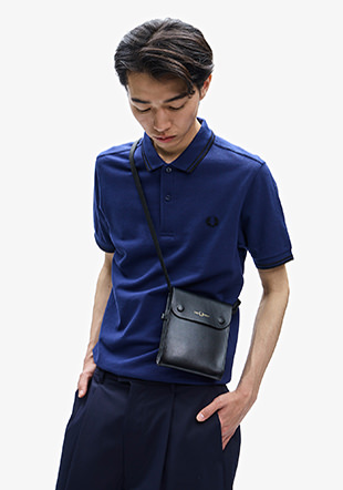 Burnished Leather Pouch Bag